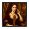 Stupell Industries Rococo Woman with Cell Phone Floating Frame, design by Grotto Studios